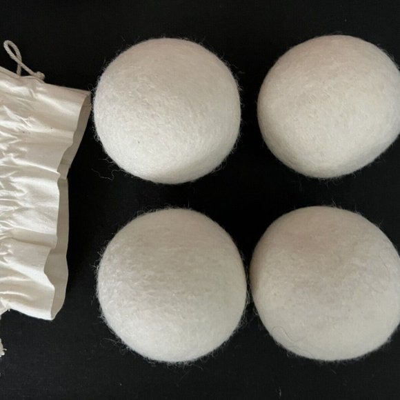 Trader Joe’s Other Trader Joes 4 Wool Dryer Balls New In Cloth Bag